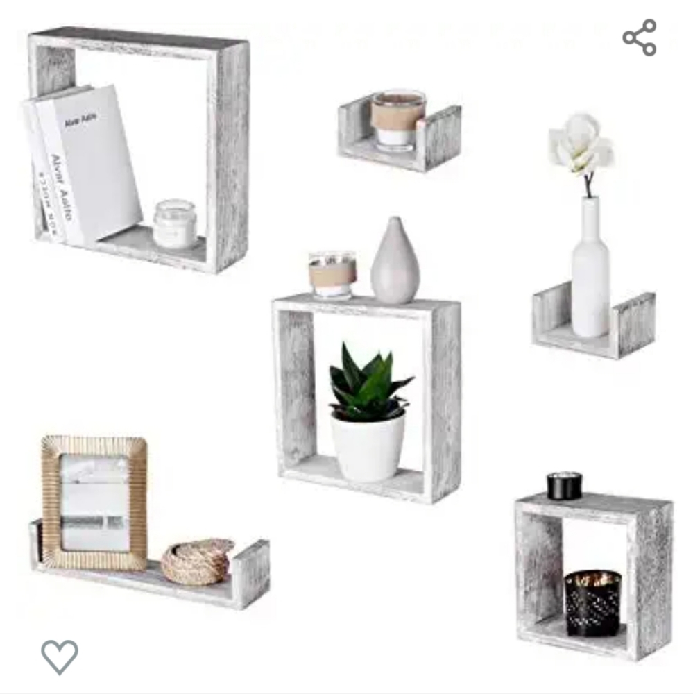 Rustic Floating Shelves